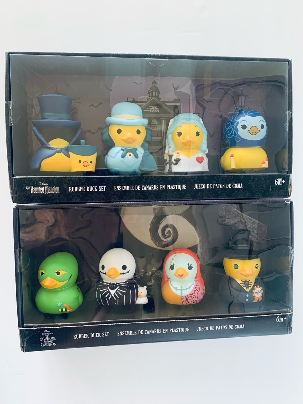 Disney Parks 2026 Haunted Mansion Nightmare & Before Christmas Rubber Duck Sets